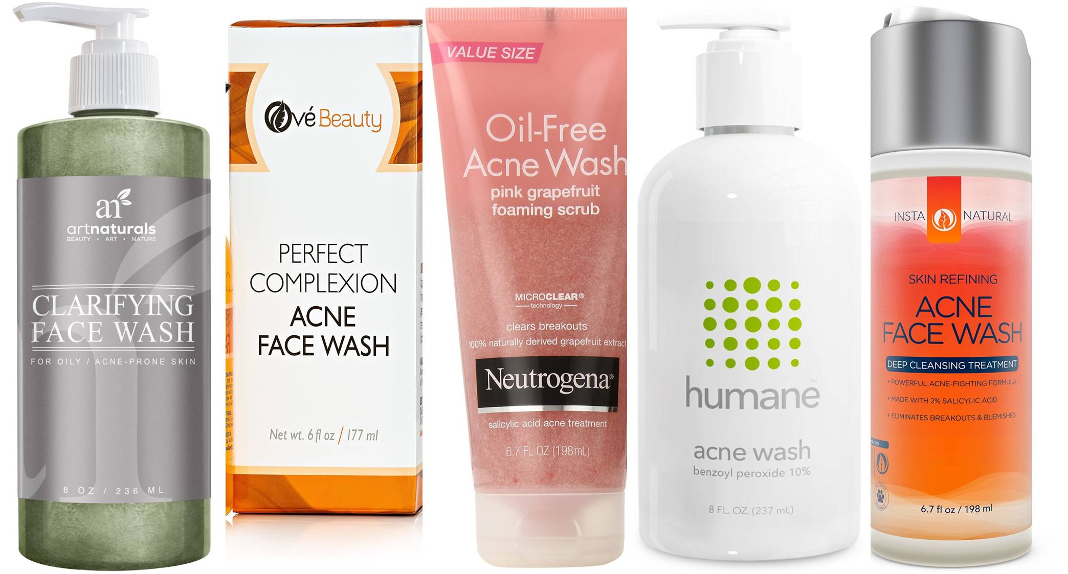 Acne facial wash