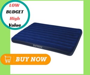Best Camping Air Mattresses_Intex Classic Downy Airbed, Queen