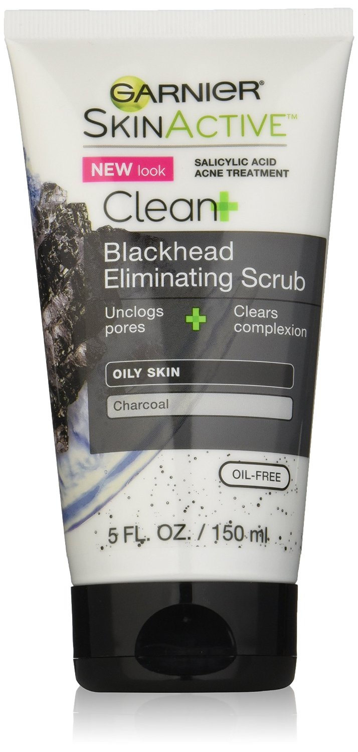Best Facewash for Blackheads Garnier Clean+ Blackhead Eliminating Scrub For Oily Skin