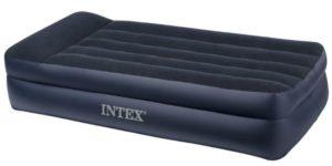 Intex Raised Downy Airbed with Built-in Electric Pump, Queen, Bed Height 22”