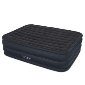 Most Comfortable Air Mattress Intex Raised Downy Airbed with Built-in Electric Pump, Queen, Bed Height 22