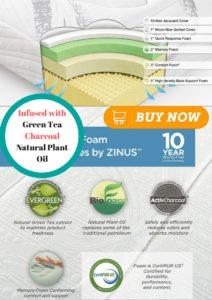 Zinus 12-Inch Queen Ultra Plush Memory Cloud-like Foam Mattress 2Zinus 12-Inch Queen Ultra Plush Memory Cloud-like Foam Mattress