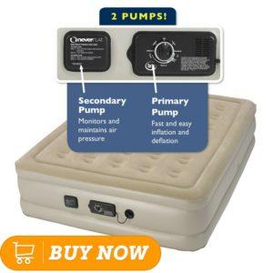 Serta Raised Air Mattress with Never Flat Pump