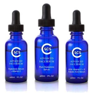 Vitamin C serum for face with Hyaluronic Acid CSCS Hyaluronic Acid with Vitamin C Anti-Aging Serum, 1 fl. oz