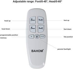 BAHOM Adjustable Bed Review - Remote Control