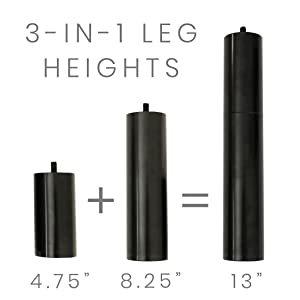 BED BOSS Relax 604 Review - Height Adjustment