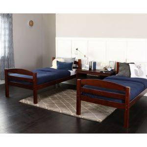 Best Bunk Beds Walker Edison Solid Wood Separable Bunk Bed