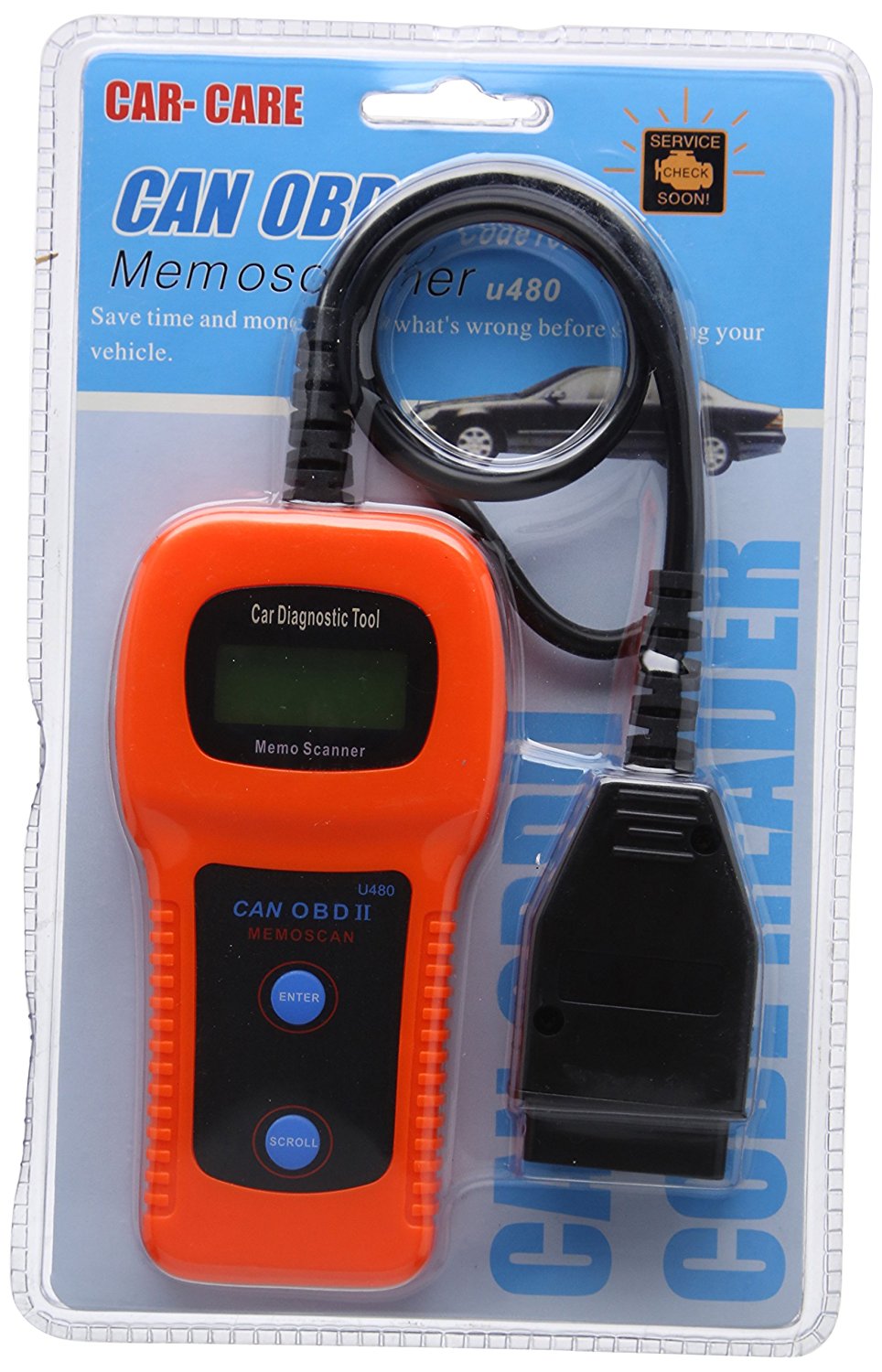 Best Car Diagnostic Tool U480 OBDII Check Engine Auto Scanner Trouble Code Reader