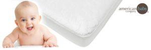 Best Crib Mattress American Baby Company Waterproof Fitted Crib and Toddler Protective Mattress Pad Cover, White