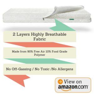 Best Crib Mattress Newton Crib Mattress & Toddler Mattress 100% Breathable Washable Recyclable