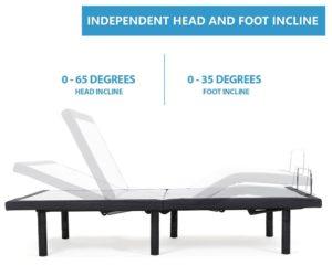 Blissful Nights Adjustable Bed Reviews - Head and Feet Adjustment