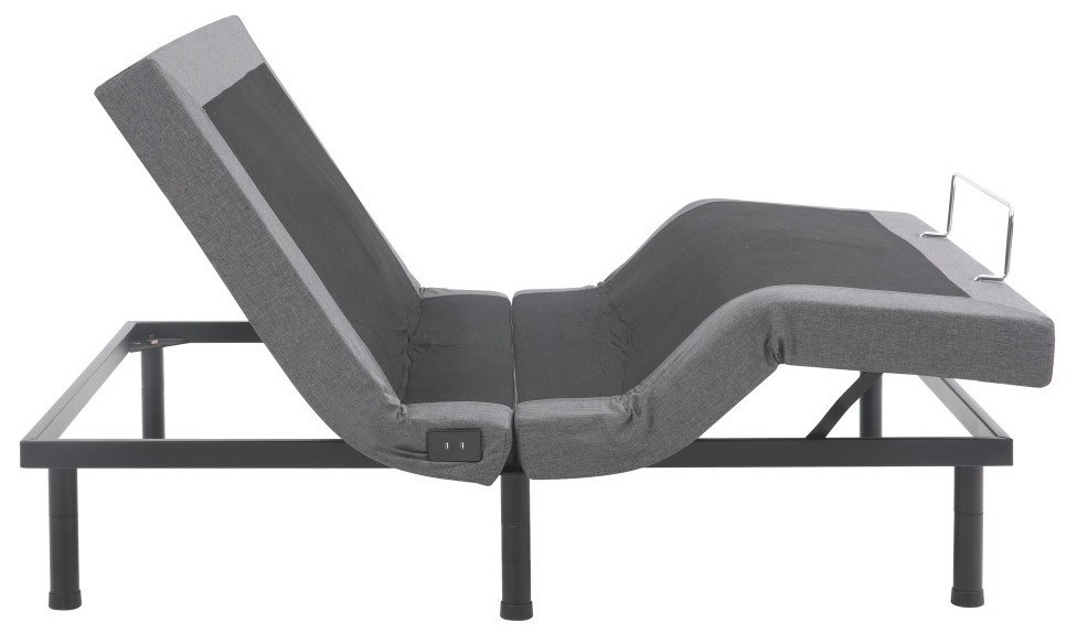 Classic Brands Adjustable Bed Review - Upholstered mid-range model