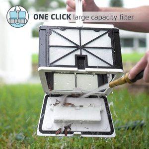 Dolphin E10 Automatic Robotic Pool Cleaner Review - Cleaning filters