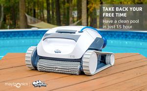 Dolphin E10 Automatic Robotic Pool Cleaner Review - Cleaning time
