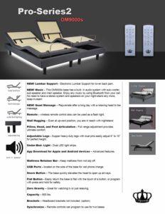 Dynasty Mattress Adjustable Bed DM9000s Review - Features