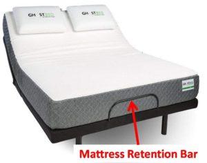 Ghostbed Adjustable Base Reviews - Mattress Retention Bar