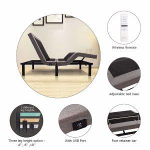 Giantex Adjustable Bed Reviews - Feature Set