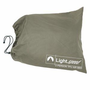 Lightspeed Outdoors 2-Person PVC-Free Air Bed with Battery Operated Pump