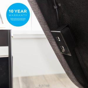 Lucid L300 Adjustable Bed Base USB Ports