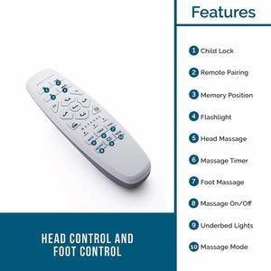 Lucid L600 Adjustable Bed Reviews - Remote Control Features