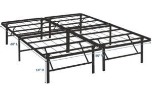 Modway Horizon Bed Frame Review - Horizontal & Vertical Slats