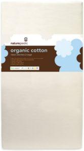 Naturepedic No Compromise Organic Cotton Classic 150 Seamless Dual Firmness Crib Mattress