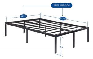 SLEEPLACE Bed Frame Review - Under the Bed Storage