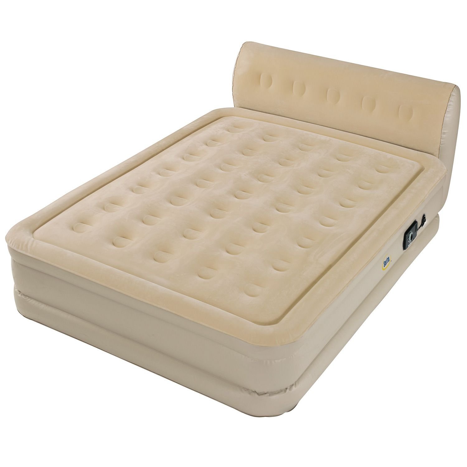 Serta Perfect Sleeper Queen Air Bed with Headboard