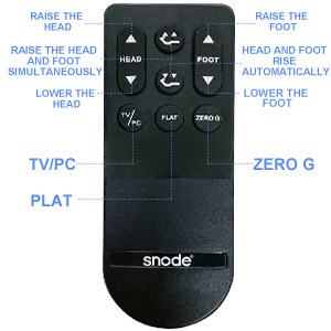 Snode Adjustable Bed Reviews - Remote Control