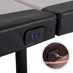 Snode Adjustable Bed Reviews - USB Ports