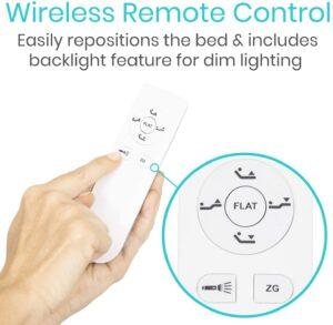 Vive Adjustable Bed Review - Remote Control