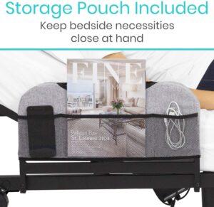 Vive Adjustable Bed Review - Side Storage