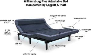 Williamsburg Plus - Best Adjustable Beds for Back Pain