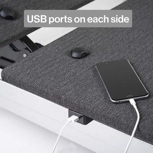 Yaasa Luxe Adjustable Bed Reviews - USB ports