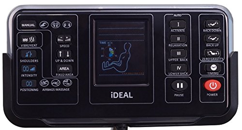 ideal massage Full Featured Shiatsu Chair Review - Control Panel